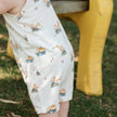 Sleeveless Romper | Diggers on White | Petit Lem
