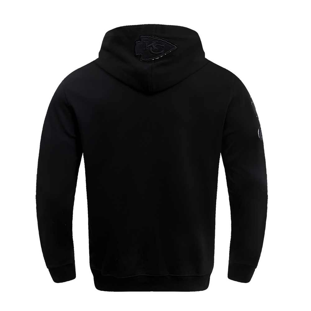 Sweat à capuche à enfiler pour homme, noir triple, Kansas City Chiefs NFL, FKC5410202-3BK