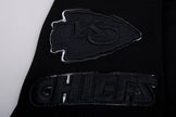 Sweat à capuche à enfiler pour homme, noir triple, Kansas City Chiefs NFL, FKC5410202-3BK