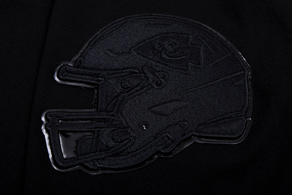 Sweat à capuche à enfiler pour homme, noir triple, Kansas City Chiefs NFL, FKC5410202-3BK