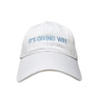 Floof Unisex It's Giving Wife Cap in White