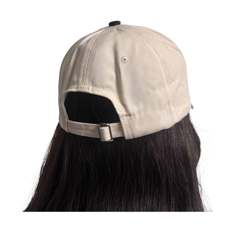 Floof Unisex Irish Goodbye Slogan Cap in Beige