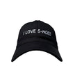 Floof Unisex I Love Shoes Cap in Black
