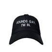Floof Unisex Sounds Gay Cap in Black
