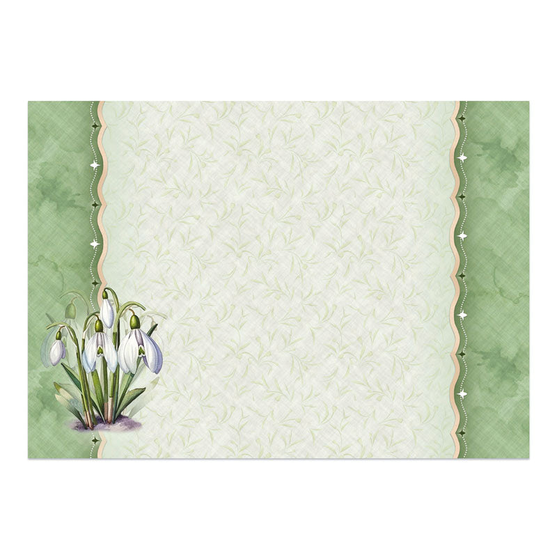 In Full Bloom - Floral Delights Deco-Large Set - Stunning Snowdrops