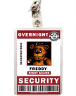 FNAF Five Nights at Freddy's Security ID Badge