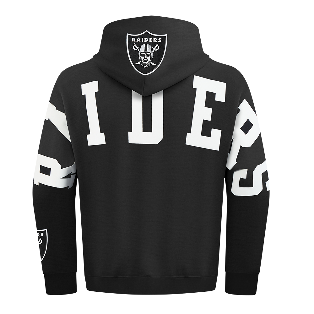 Sweat à capuche à manches tombantes Wingspan M des Las Vegas Raiders
