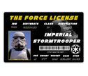 Star Wars Stormtrooper License ID Card