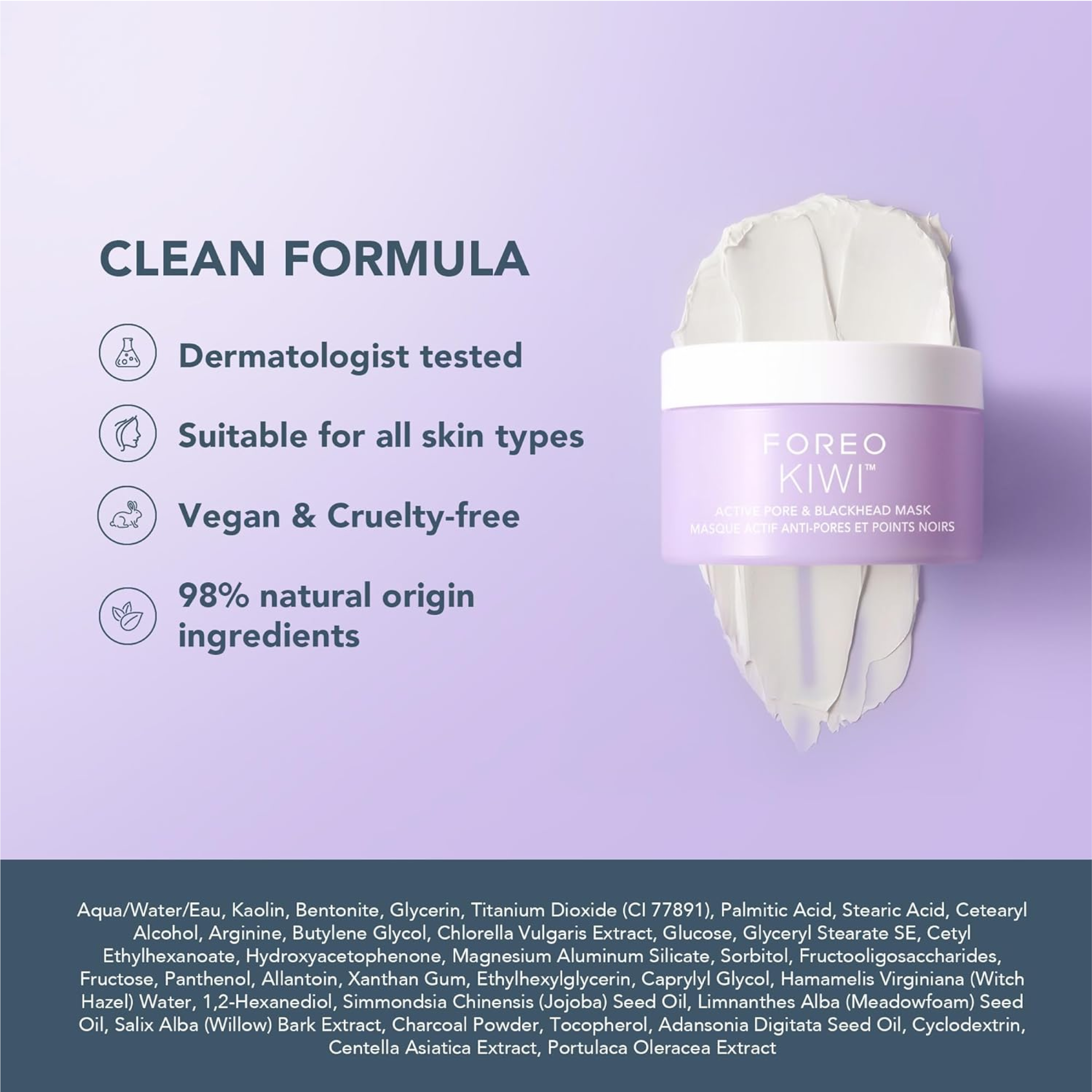 FOREO KIWI Active Pore & Blackhead Mask