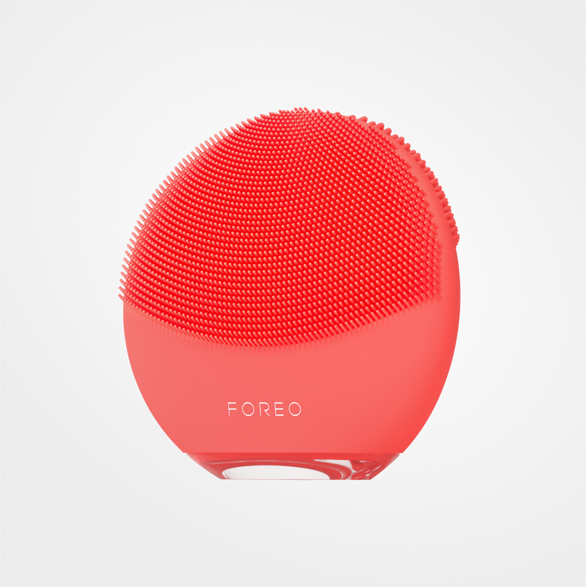 FOREO LUNA 4 Mini Facial Cleansing Massager Coral