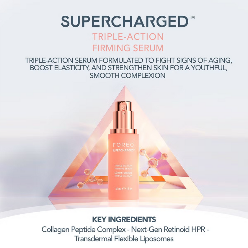 FOREO SUPERCHARGED Triple Action Firming Serum