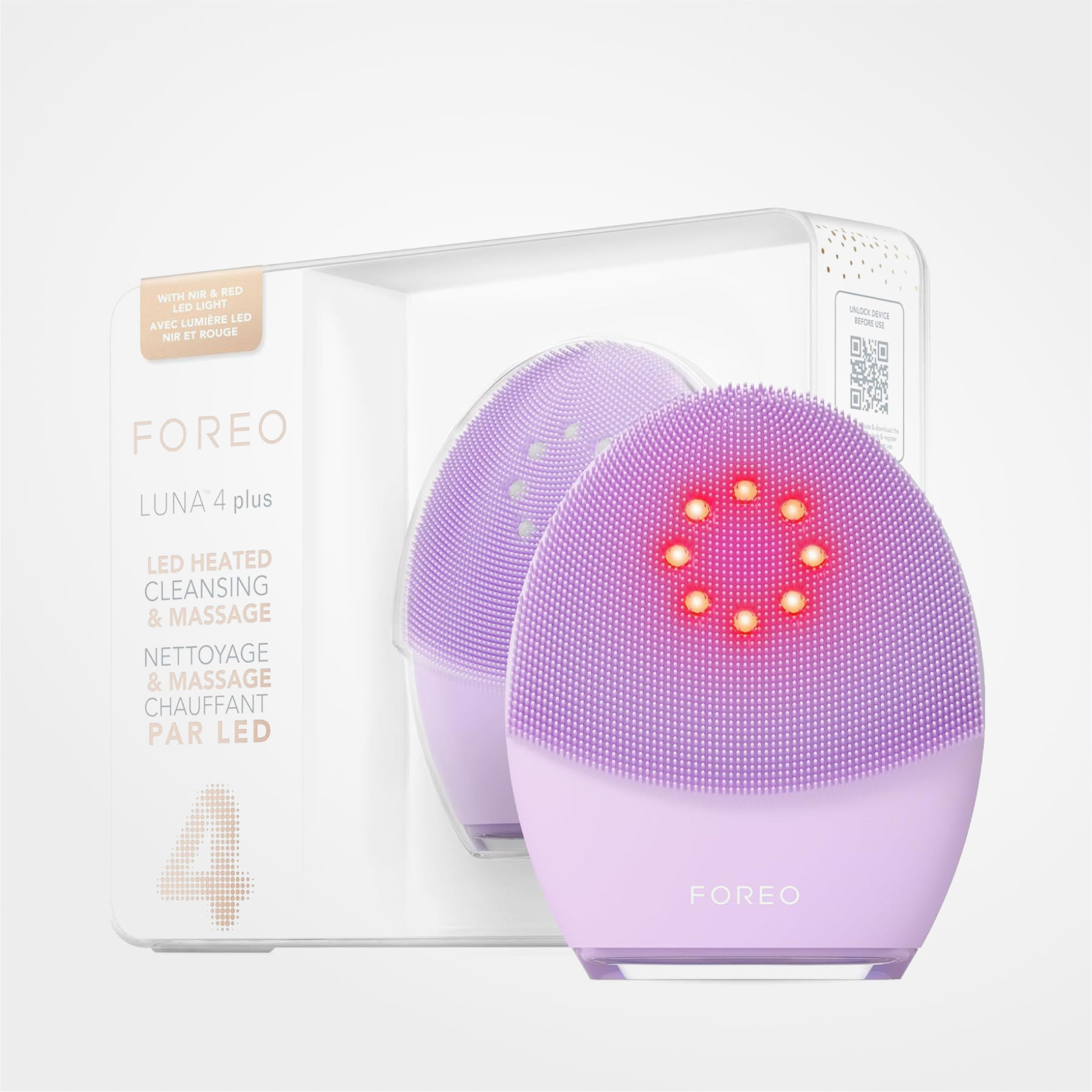 FOREO LUNA 4 Plus Smart Cleansing & Anti-Aging Device - Sensitive Skin
