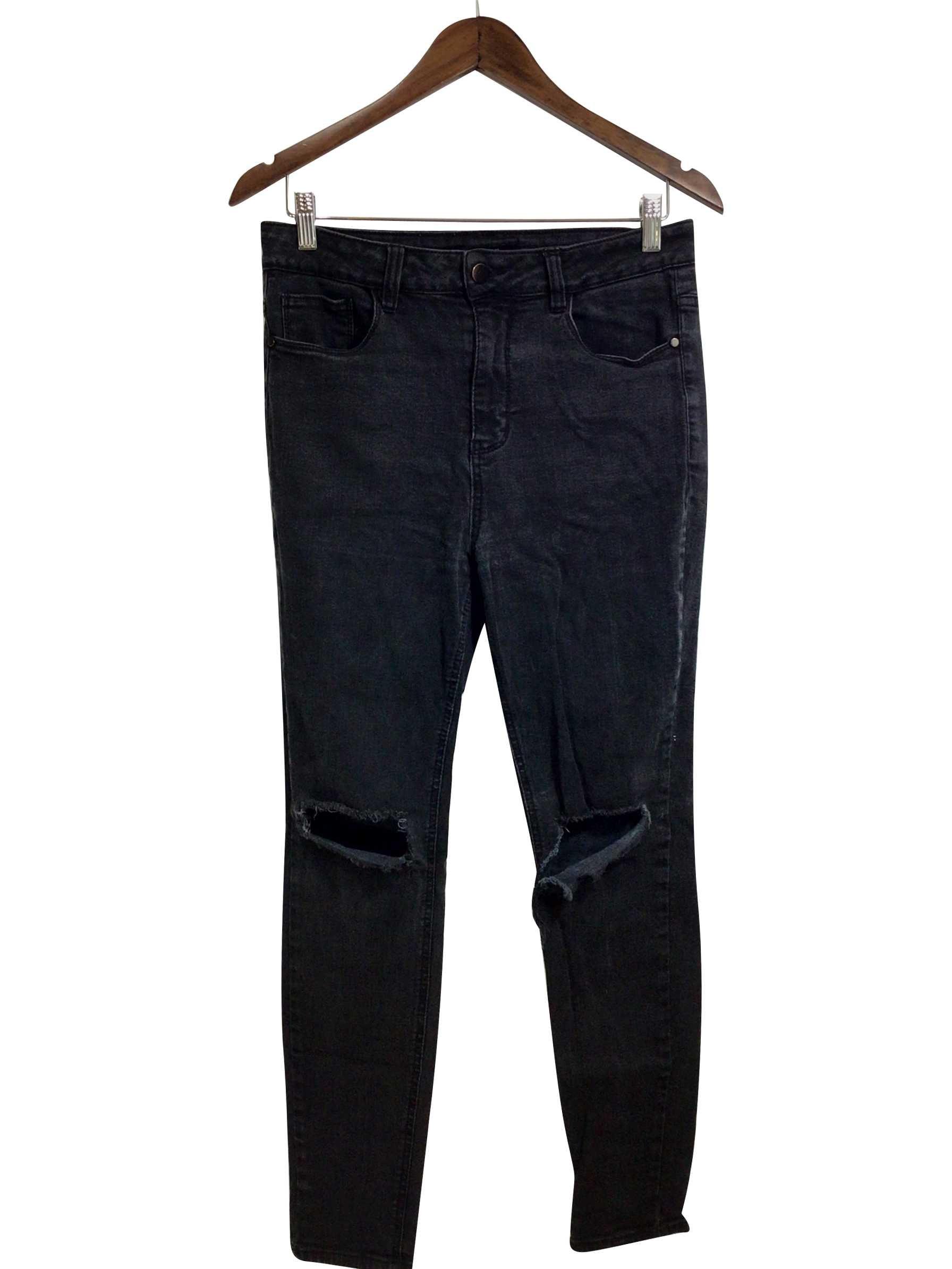 FOREVER 21 Regular fit Straight-legged Jeans in Black - 29