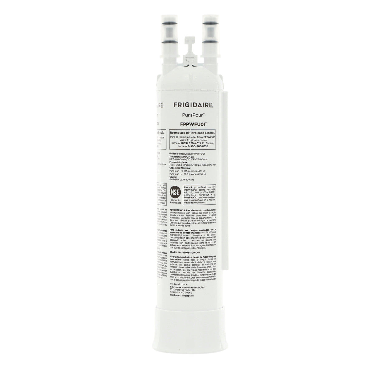 Filtre à eau Purepour pour réfrigérateur Frigidaire FPPWFU01