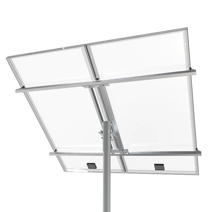 Open Box - Fast-Rack FT-TPM2-UNI - Top of Pole Mount for 2 x 60/72 Cell Module 3″ Collar