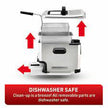 T-FAL Ez Clean Deep Fryer - Blemished package with full warranty - FR800051