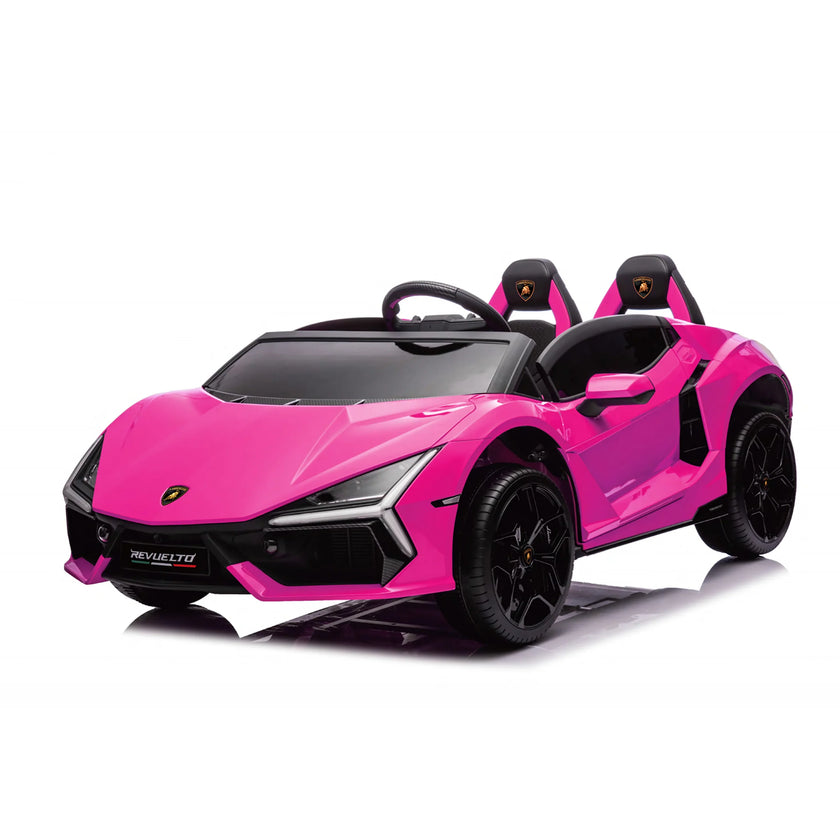 Voiture électrique pour enfants 24V Lamborghini Revuelto 4x4 à 2 places avec télécommande.