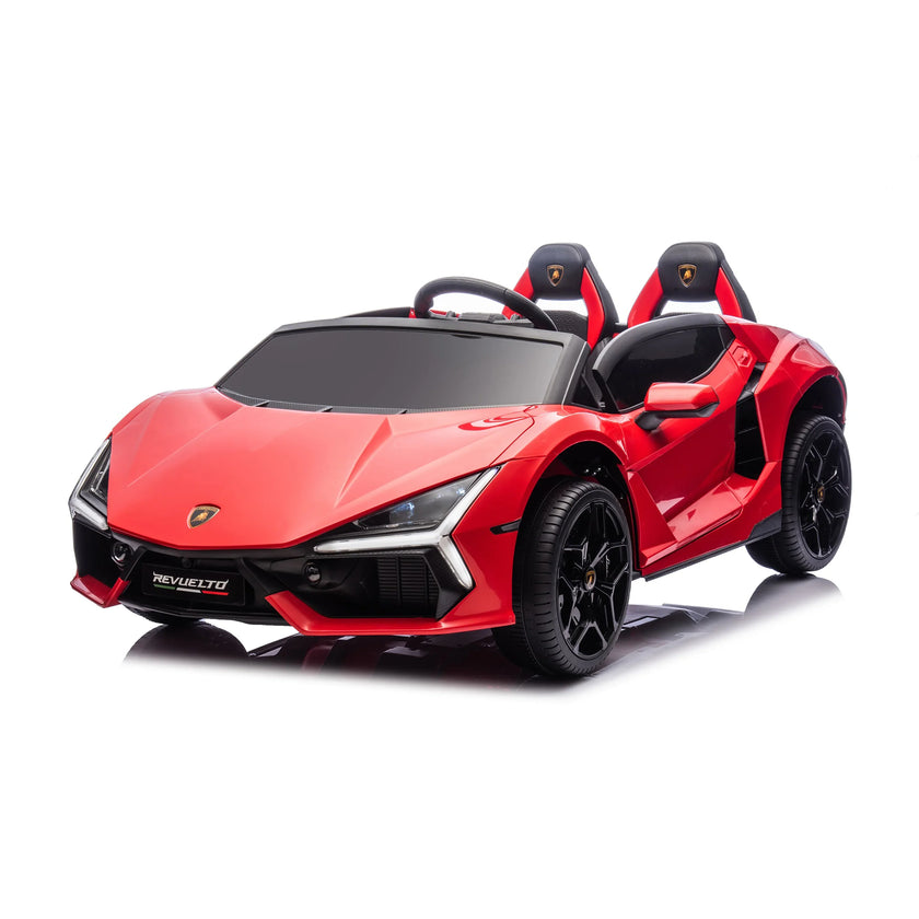 Voiture électrique pour enfants 24V Lamborghini Revuelto 4x4 à 2 places avec télécommande.