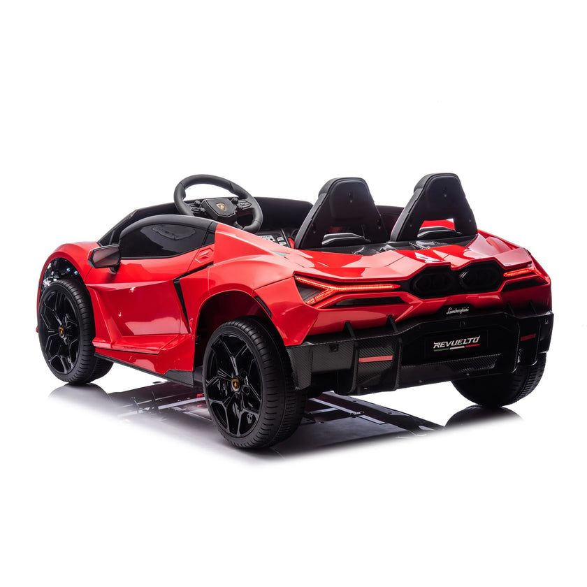 Voiture électrique pour enfants 24V Lamborghini Revuelto 4x4 à 2 places avec télécommande.