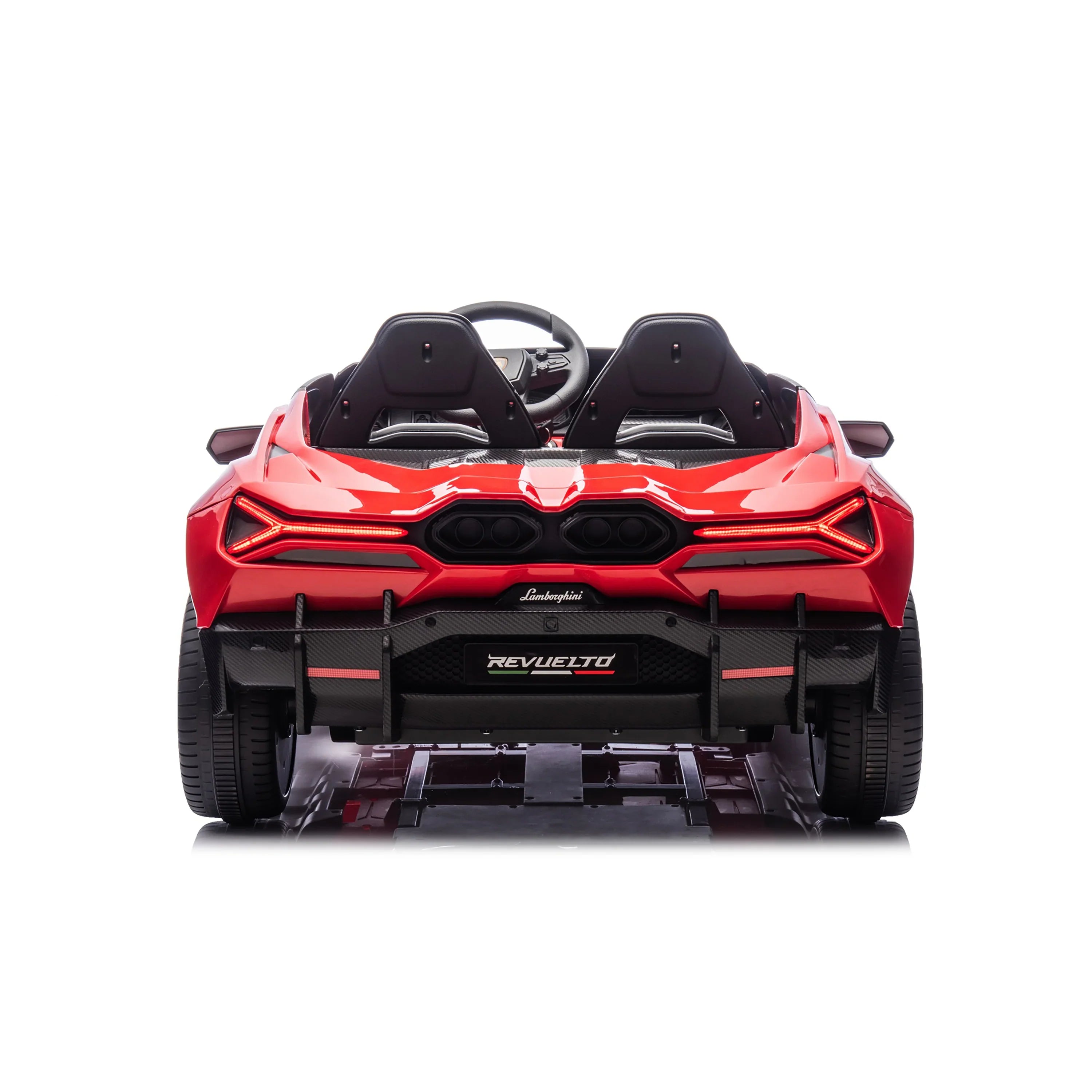 Voiture électrique pour enfants 24V Lamborghini Revuelto 4x4 à 2 places avec télécommande.