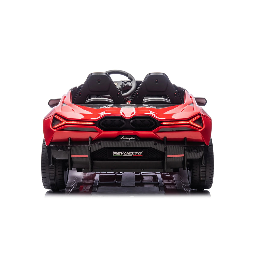 Voiture électrique pour enfants 24V Lamborghini Revuelto 4x4 à 2 places avec télécommande.