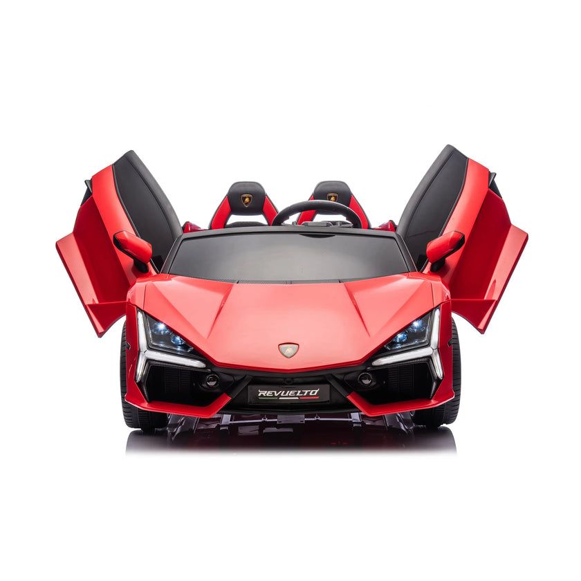 Voiture électrique pour enfants 24V Lamborghini Revuelto 4x4 à 2 places avec télécommande.