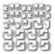 Frantic Stamper Precision Die - Petite Hands and Feet