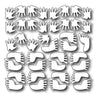 Frantic Stamper Precision Die - Petite Hands and Feet