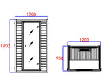 Blisspod, Vienna, Far Infrared Sauna Canadian Hemlock Very Low EMF Sauna, 4 Heaters – 2 Persons