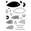 Woodware Clear Singles Build A Fish 6 in x 8 in Stamp