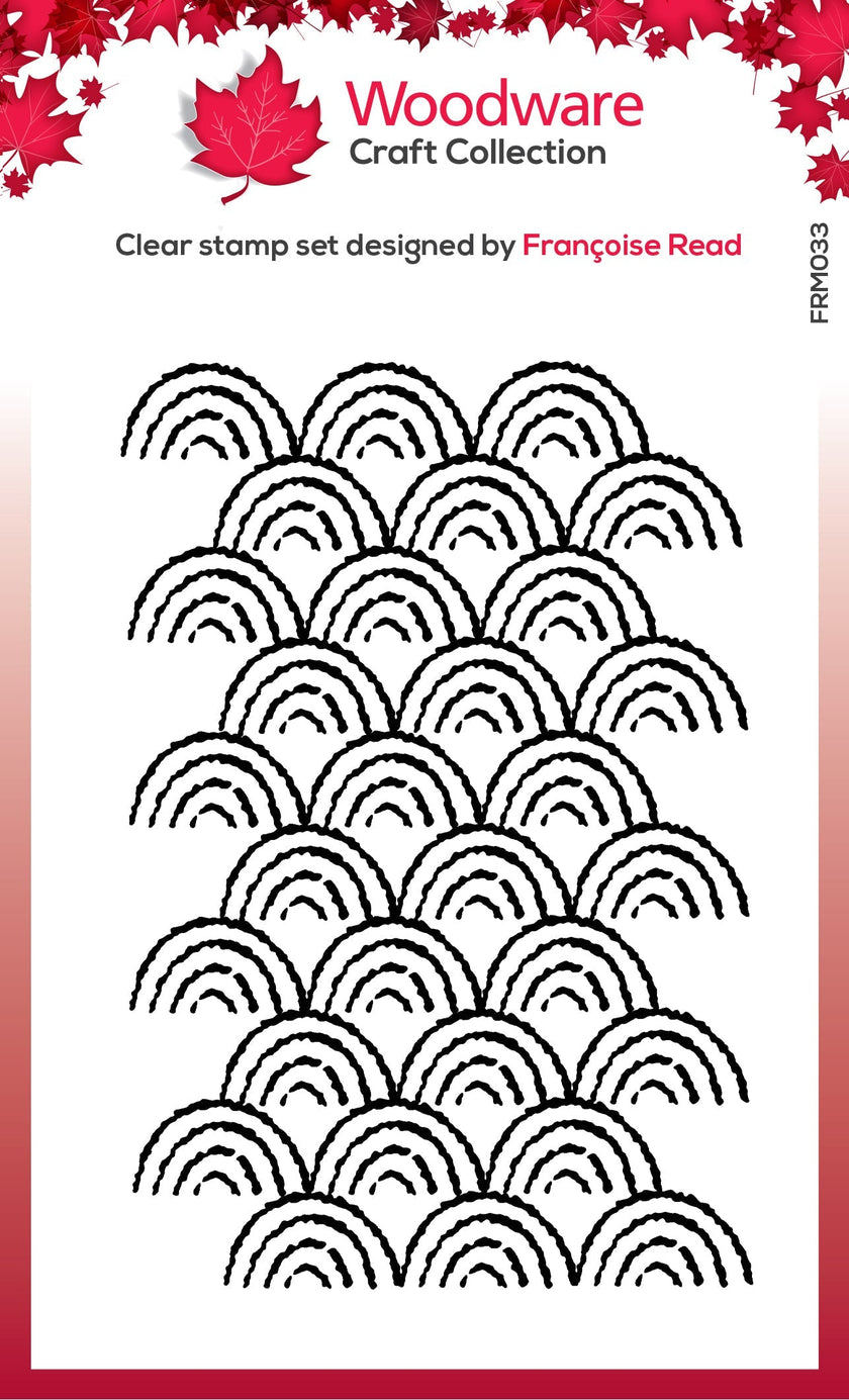 Woodware Clear Singles Arches 3.8 in x 2.6 in Stamp