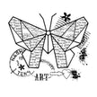Woodware Clear Singles Paper Butterfly