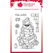 Woodware Clear Singles Mummy Gnome 4 in x 6 in Stamp Set