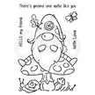 Woodware Clear Singles Forest Gnome 4 in x 6 in Stamp