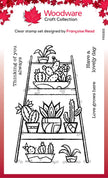 Woodware Clear Singles Indoor Garden 4 in x 6 in Stamp
