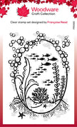 Woodware Clear Singles Underwater Oval Frame 4 in x 6 in Stamp