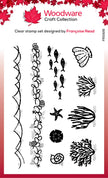Woodware Clear Singles Sea Elements 4 in x 6 in Stamp