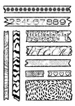 Woodware Clear Singles Scrap Washi 4 in x 6 in Stamp