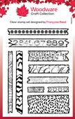 Woodware Clear Singles Scrap Washi 4 in x 6 in Stamp