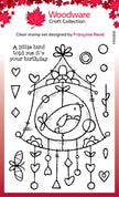 Woodware Clear Singles Wire Birdhouse 4 in x 6 in Stamp