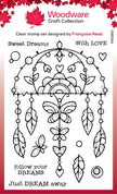 Woodware Clear Singles Garden Dream Catcher 4 in x 6 in Stamp