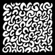 Woodware Faux Leopard 6 in x 6 in Stencil