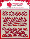 Woodware Batik 6 in x 6 in Stencil