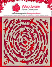 Woodware Coral Branches 6 in x 6 in Stencil