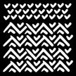Woodware Tribal 6 in x 6 in Stencil