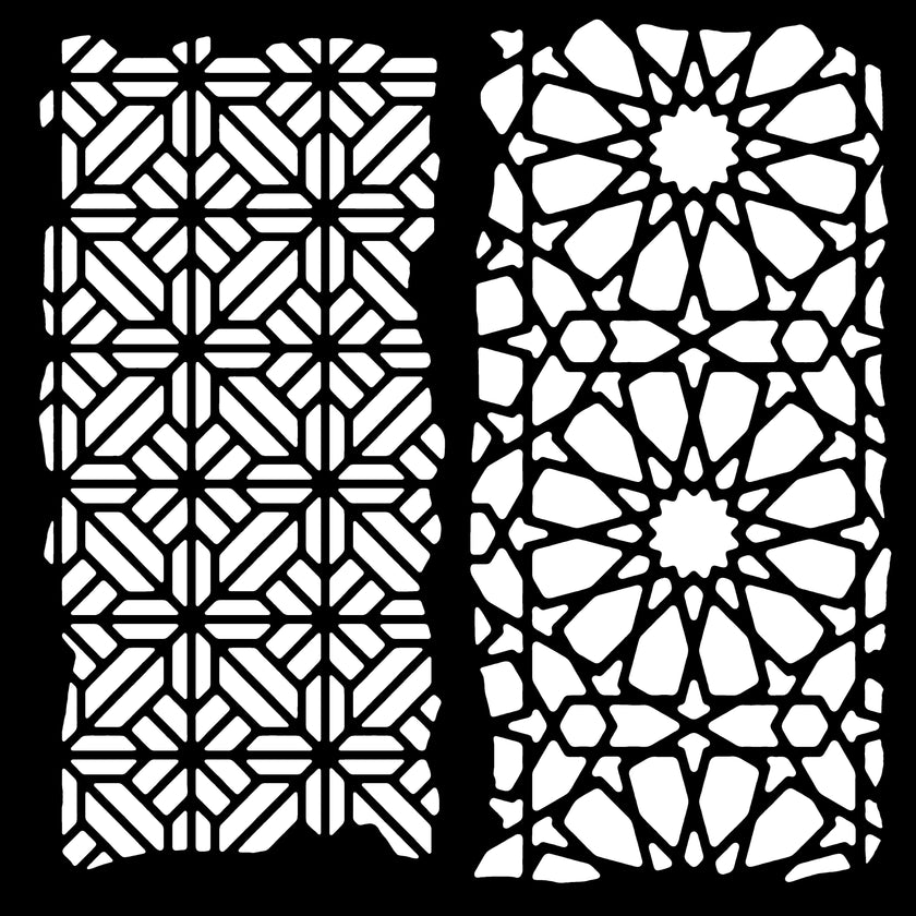 Woodware Arabian 6 in x 6 in Stencil