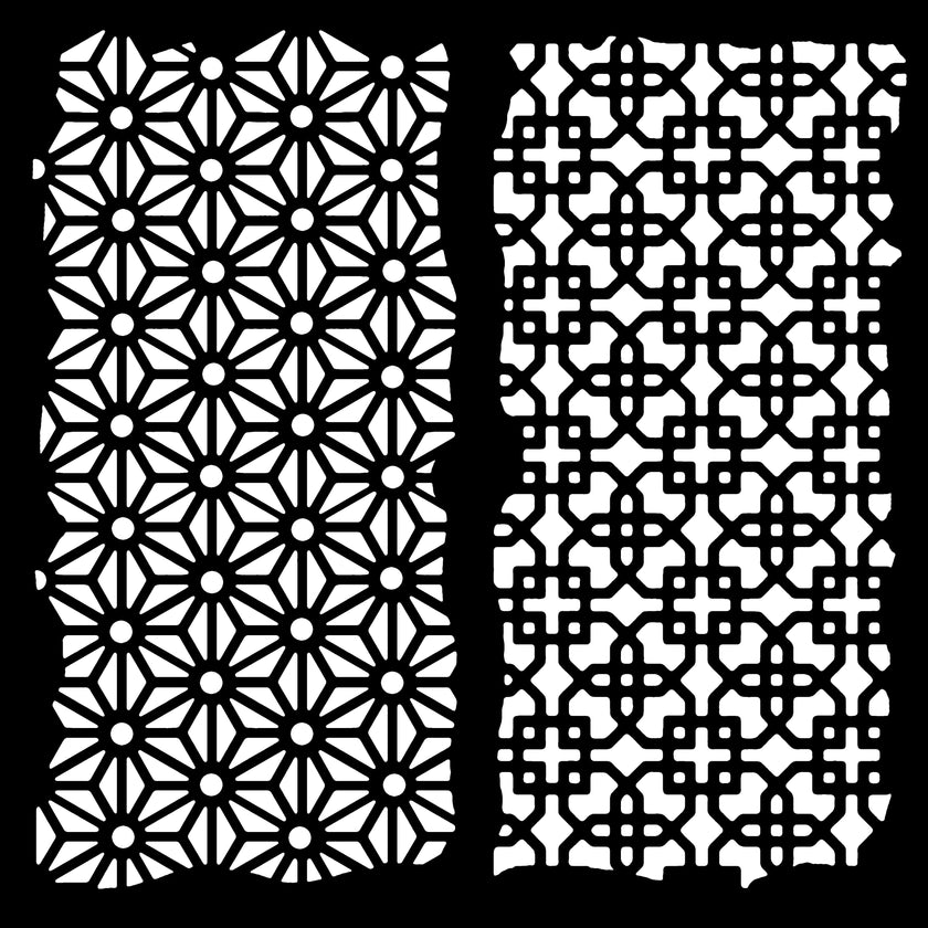 Woodware Garden Screen 6 in x 6 in Stencil