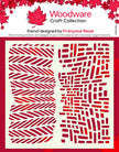 Woodware Pampa 6 in x 6 in Stencil