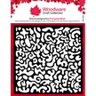 Woodware Funky Swirls 6 in x 6 in Stencil
