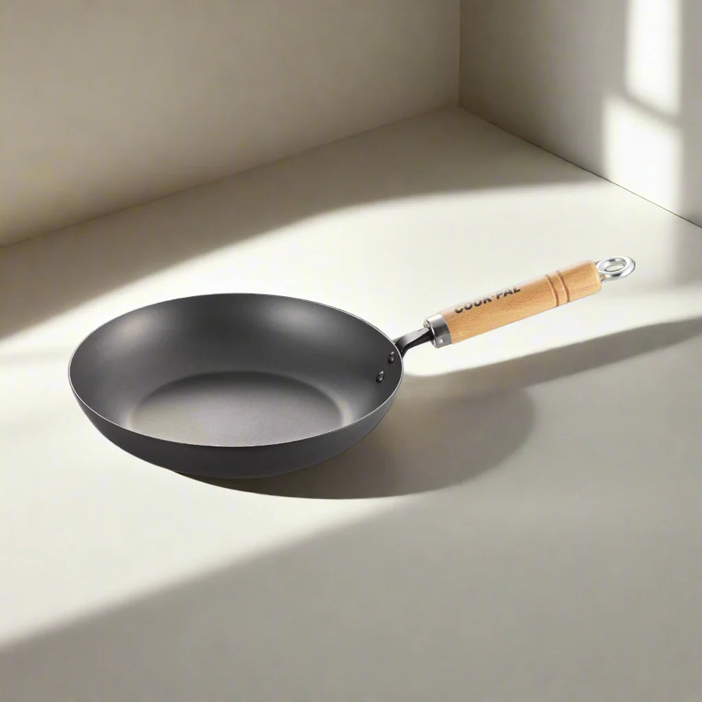 Yoshikawa Cook-Pal Ren Carbon Steel Frying Pan 28cm | Japan